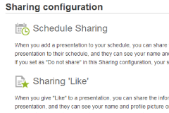 Sharing configuration